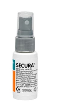 Secura No Sting, hudbeskyttelse uden alkohol, spray, steril, 28 ml