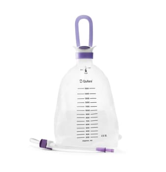 Qufora Irrisedo Klick vandpose med konnektor, 1500 ml