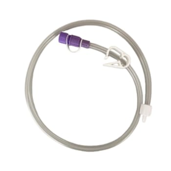 Danumed, forlængerslange, Bolus enkeltport med lige kobling, 30 cm