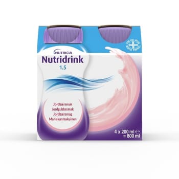 Nutridrink Protein, jordbær, 200 ml