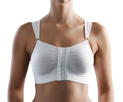 CareFix Post-Op Bra BH, Bella, hægte frontlukning, hvid (110-115cm), x-large