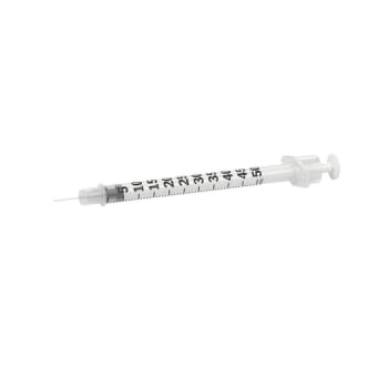 Embecta insulinsprøjte 0,5 ml med kanyle, steril, 8 mm x 0,30 mm (30G)