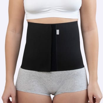 Nordicare Form 25 bælte, velcro, sort, L: 90-105 cm, H 25 cm, large