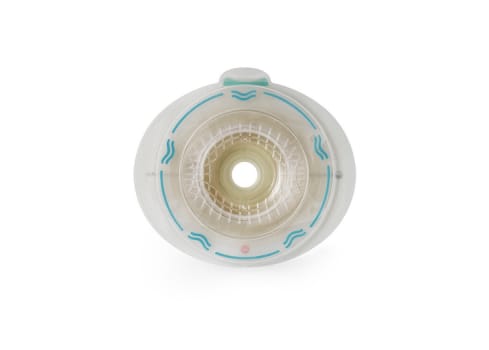 SenSura Mio Flex, Convex, Dyb, basisplade, opklipbar, 10-20 mm, med bælteører, 35 mm ring