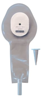 Eakin, sår-& fistelpose m. udløbsstuds, 45x30mm, small, small