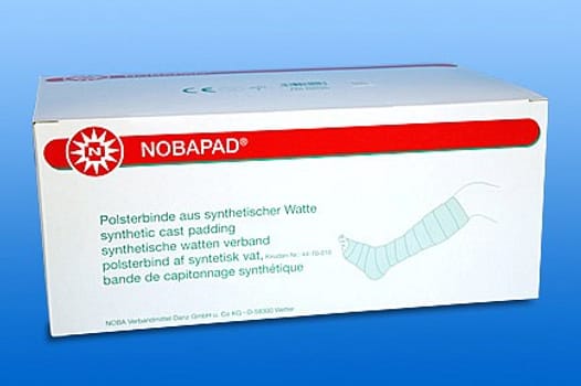 Nobapad, polstervat, syntetisk, ikke absorberende, 10 cm x 3 m