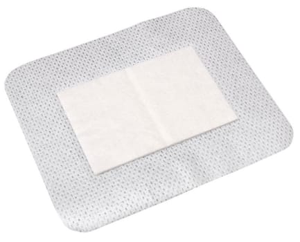 Rudavlies, plaster med sårpude 2,3x5cm, steril, 6 cm x 10 cm