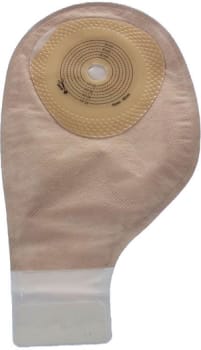 Moderma Flex, 1-dels ileostomipose, Midi, LnR, kulfilter, beige, Ø 15-55 mm