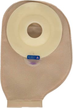 Eakin Pelican convex, 1-dels ileostomipose, Standard, vindue, beige, 25 mm