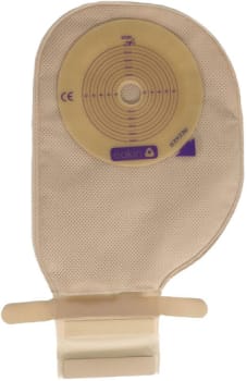 Eakin Pelican, 1-dels ileostomipose, Maxi, beige med vindue, Ø 15-65 mm