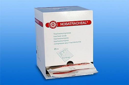 Nobatracheal, kompres, aluminiumsimprægneret, steril, 8 cm x 10 cm