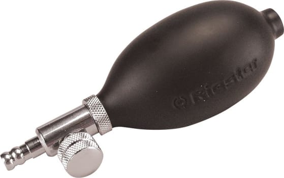 Riester, blodtryksballon, sort komplet med ventil