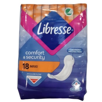 Libresse hygiejnebind, Maxi, enkeltvis indpakket