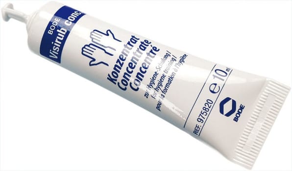 Visirub, fluorescerende væske til test af hånddesinfektion, 10 ml