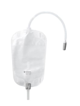 Conveen Security+, urinpose, 30cm slange, vippeaftap, NW, 500 ml