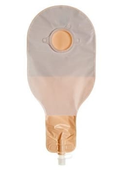 Natura+, 2-dels ileostomipose, Ekstra stor, beige, 57 mm ring