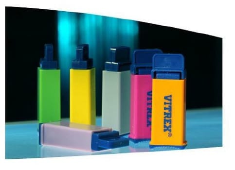 Vitrex, Sterilance Press II engangsfingerpr., pink 2,8mm, 21G