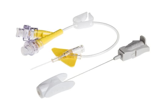 BD Nexiva, IV katetersystem, 2Q-syte, gul, steril, 24G x 19 mm