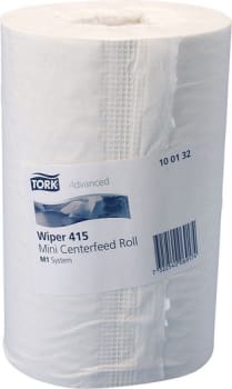 Tork Advanced, 1-lags aftørringsrulle, hvid, mini M1, 415