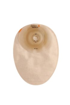 NovaLife 1 Soft Convex, 1-dels colostomipose, Midi, vindue, beige, 25 mm