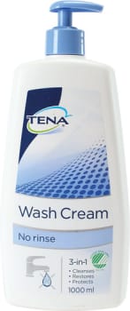 TENASET, washcreme med parfume og pumpe, 1000 ml
