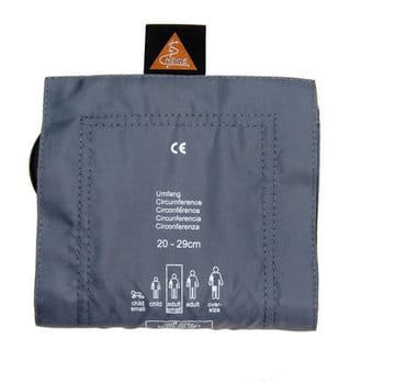 HEINE GAMMA, G7/G5/GP, Velcro Manchet voksen lille, m/ 1 slange, omkreds 20-29 cm