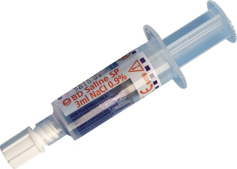 BD PosiFlush SP, sprøjte med 0,9% NaCl, steril, 3 ml