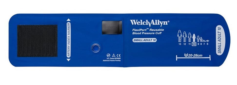 Welch Allyn FlexiPort, manchet voksen lille u/ slange, 20-26 cm