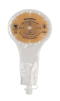 SALTS Confidence, sår- og fistelpose, vertikal, medium, 53 mm x 150 mm