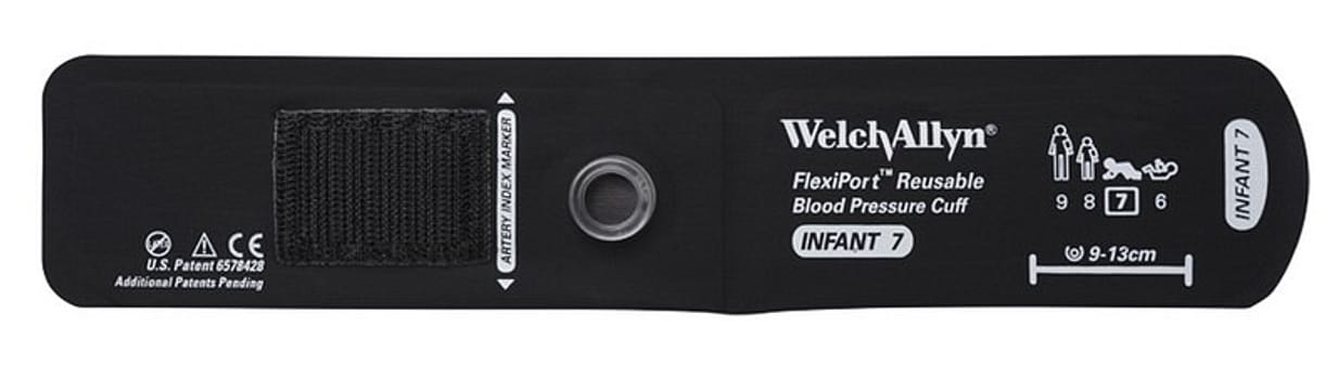 Welch Allyn FlexiPort, manchet, baby u/ slange, 9-13 cm