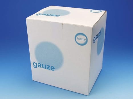 Mölnlycke, gazekompres, 8-lag, brev a 2 stk., steril, 10 cm x 10 cm