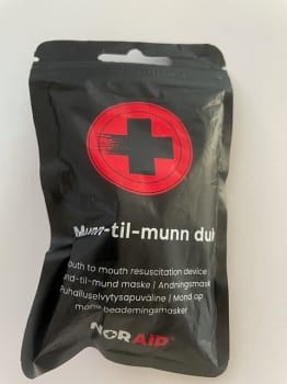 Noraid, mund til mund dug med ventil