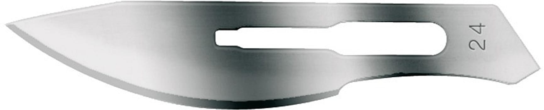 Kiato Plus, skalpelblad nr. 24, carbon stål, steril