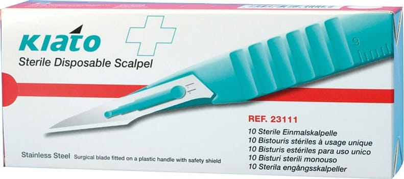 Kiato Plus, skalpel, nr. 11, rustfrit stål, steril