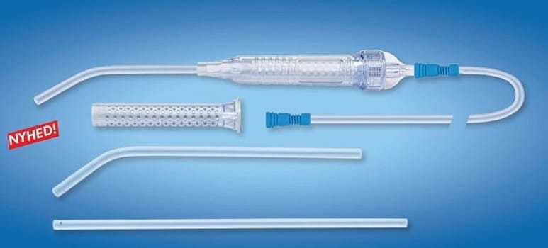 EXTRUDAN Multi Lumen, Sugesæt, Ort, ch 24, + filter, 3 spidser, st, 300 cm