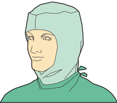 Barrier, OP hue Tuck, grøn hjelm med bindebånd