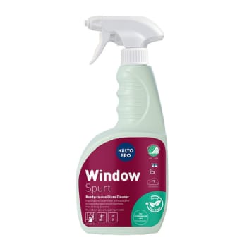 Kiilto Window spurt, spray til rengøring af vinduer, spejle og stål, 750 ml