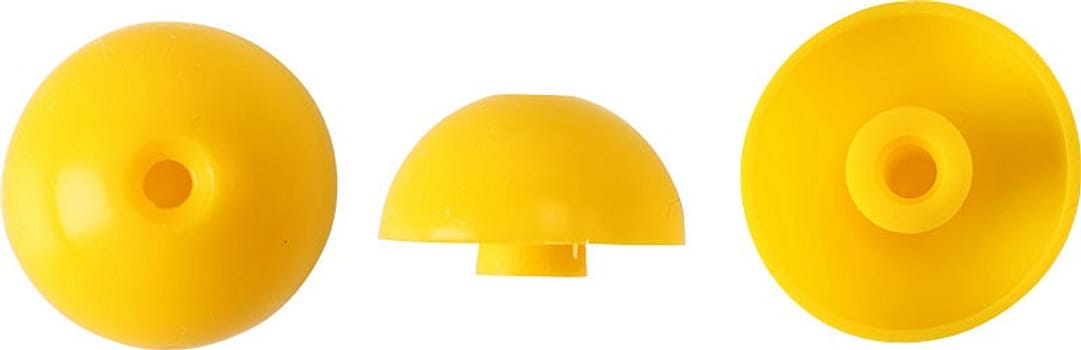 Interacoustics, øreprop paddehat, gul til Easytymp/MT10 2, 19 mm
