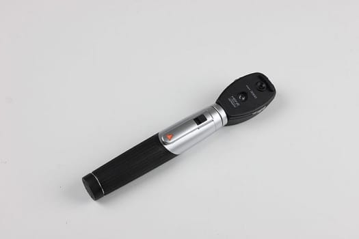 HEINE mini 3000, LED Oftalmoskop 2,5V med 2 stk AA Batterier