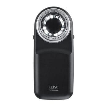 HEINE, DELTAone Dermatoskop, sort/sølv