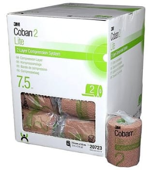 Coban, kompressionsbind Coban 2 Lite, 7,5 cm x 3,5 m