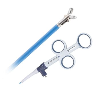 Micro-Tech, Disp. Hot-biopsy forceps, std coated, Ø 2,3 mm/230 cm