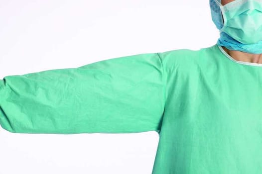 Barrier, Classic OP kittel m 2 håndklæder, standard, steril, large