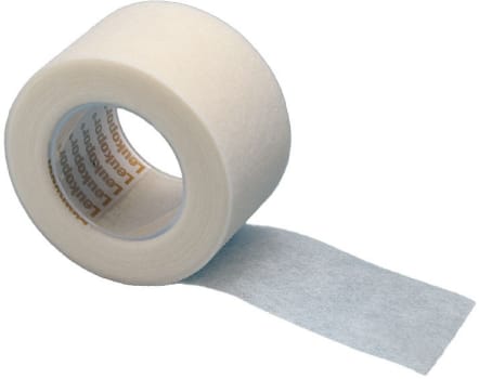 Leukopor, fikseringstape, hvid, 2,5 cm x 9,2 m
