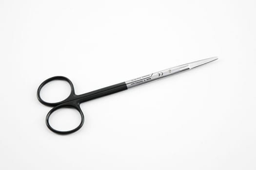 Medicon, saks, Metzenbaum, lige, st/st, black line, 14 cm