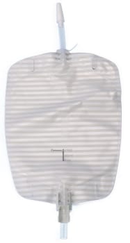 Conveen Security+, urinpose, 6cm slange, vippeaftap, NW, 500 ml