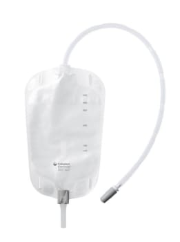 Conveen Security+, urinpose, 50cm slange, vippeaftap, NW, 500 ml