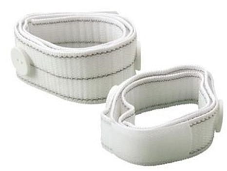 Conveen fikseringsbånd, elastisk, lukning af burretape, med knapper