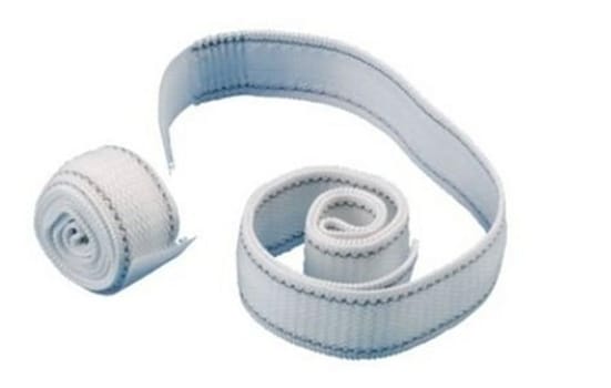 Conveen fikseringsbånd, elastisk, lukning af burretape, silikone