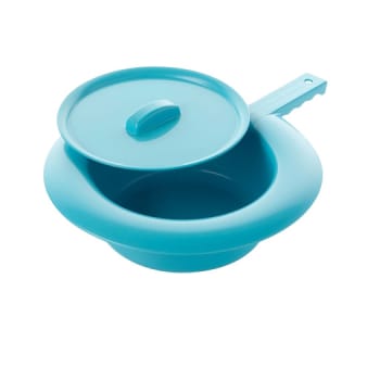 Warwick, bækken, rundt med låg, grøn polypropylen, 31 cm